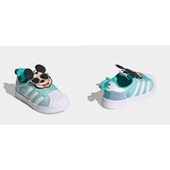 Adidas X Disney superstar 360 baby shoes size 5k-10K new with box - Picture 7 of 7